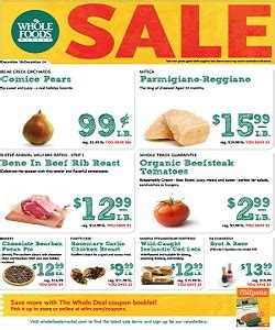 Whole Foods Sales Flyer