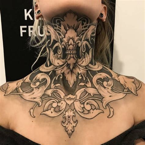 Whole neck tattoos design inspiration