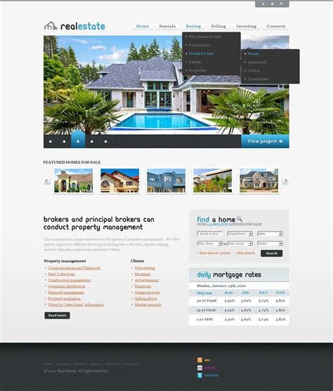 Wholesale Real Estate Website Templates Example 10