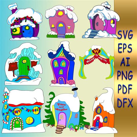 Whoville House Template Printable Resources