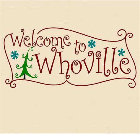 Whoville Welcome Sign Printable Designs