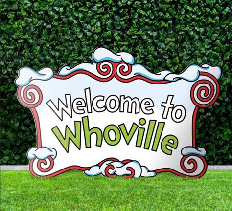 Whoville Welcome Sign Printable Ideas