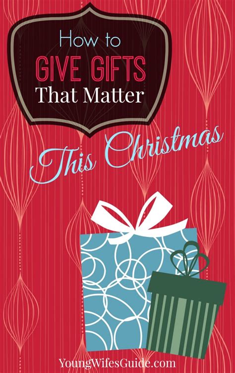 Why Christmas gifts matter