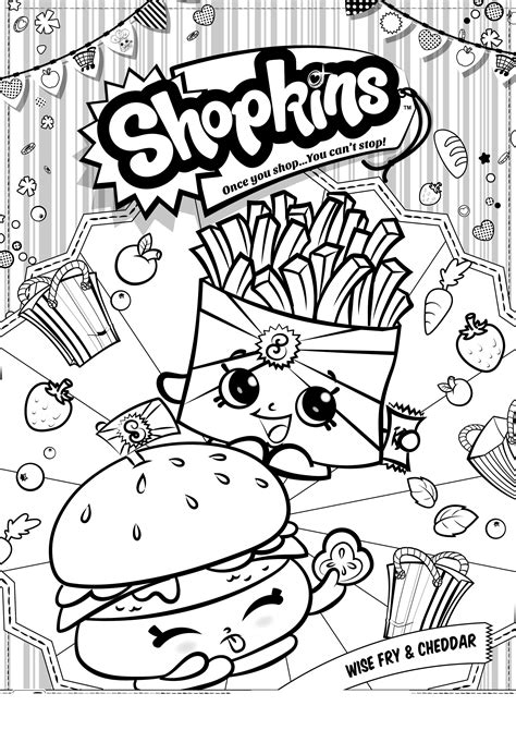 Why Shopkins Coloring Pages