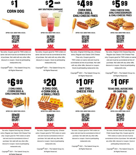 Wienerschnitzel Printable Coupons