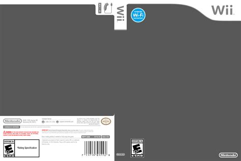 Wii Box Art Template 7