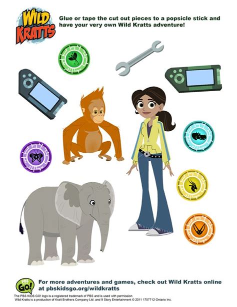 Wild Kratts Printables for Fun