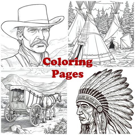 Wild West Coloring Pages