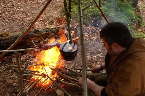 Wilderness survival fire