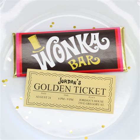 Willy Wonka Golden Ticket