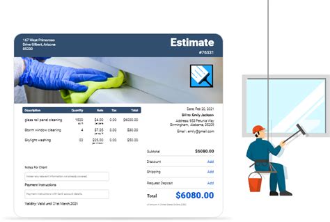 Window Cleaning Estimate Template Free Download