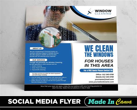 Window Cleaning Flyer Template