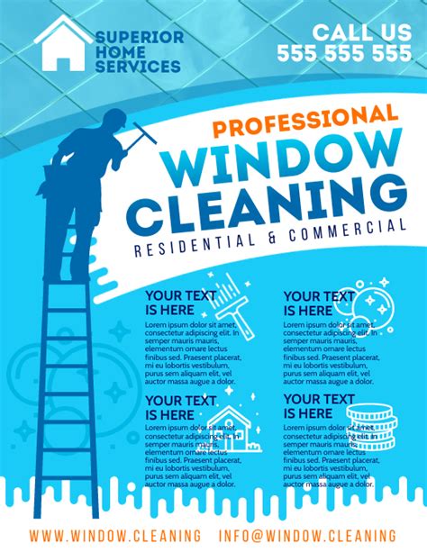 Window Cleaning Flyers Template 2