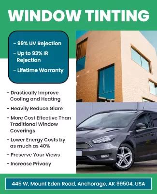 Window Tinting Flyer Design Inspiration