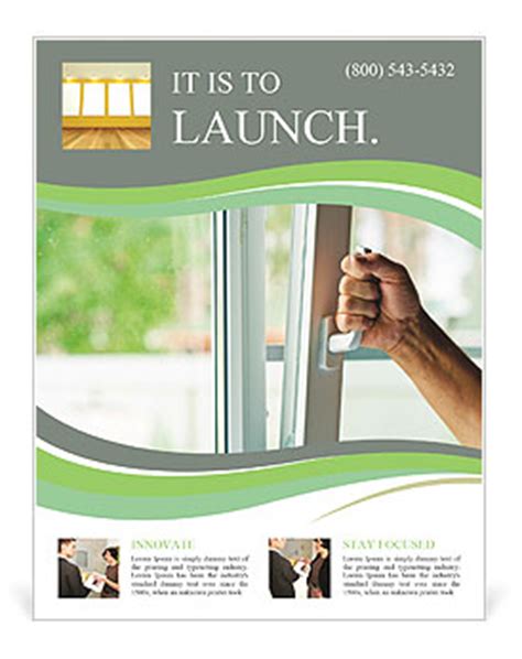 Windows Flyer Template Design