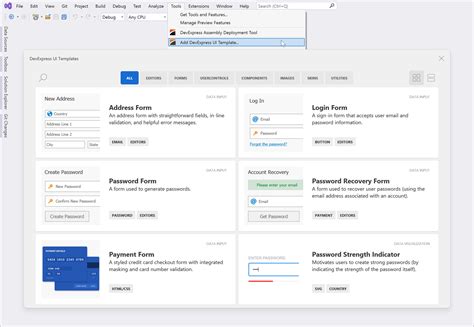 Settings Form Template