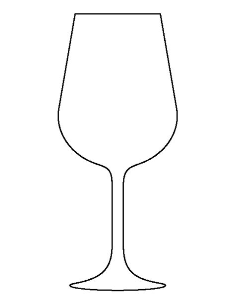 Wine Glass Template