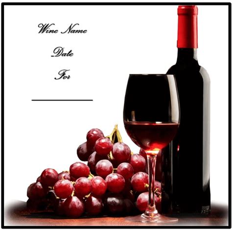 Wine Label Template 7