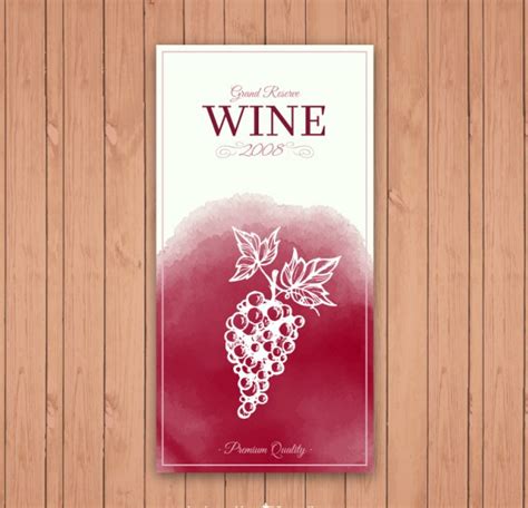 Wine label templates