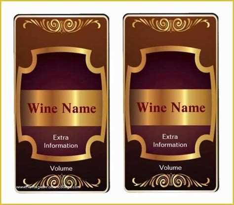 Wine Labels for Microsoft Word