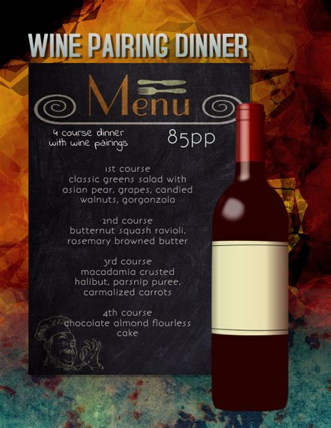 Wine Pairing Template