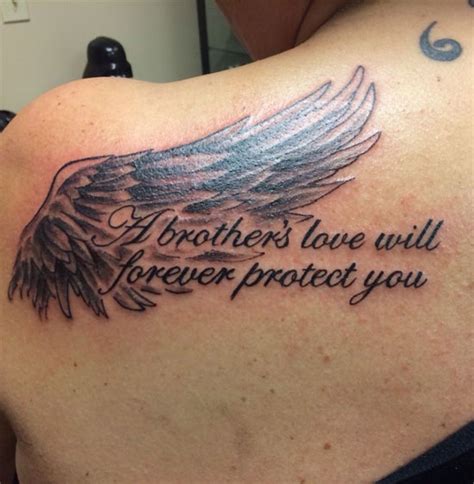 Wing tattoos for brothers