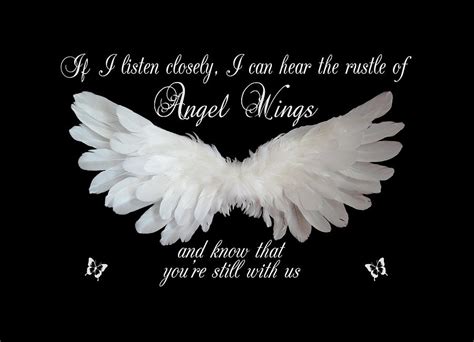 Wings with quotes tattoo design