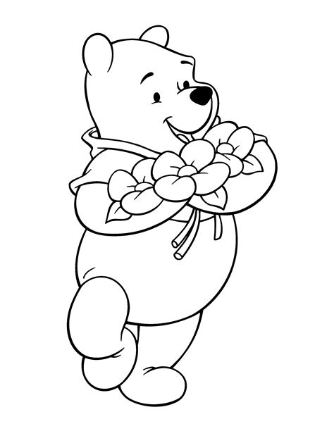 Winnie the Pooh coloring pages for special occasions