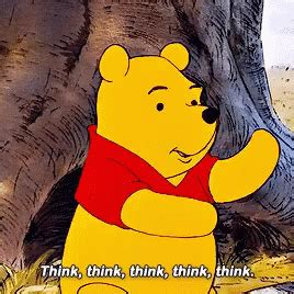 Winnie the Pooh thinking