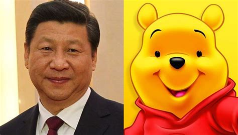 Winnie the Pooh and Xi Jinping comparison