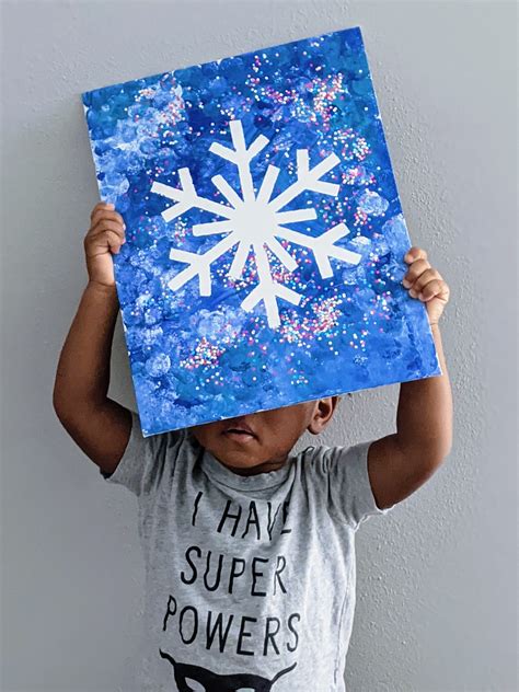 Winter art for kids