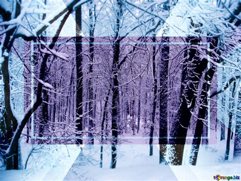 Winter Forest Template