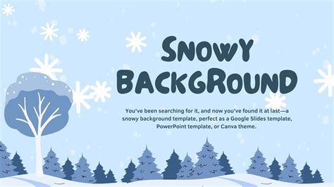 Winter Google Slides Template Design