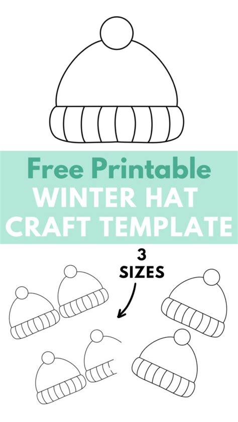 Winter Hat Craft Templates Gallery Image 1