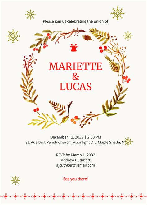 Winter Invitation Template