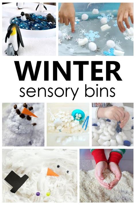 Winter Sensory Bin Printable