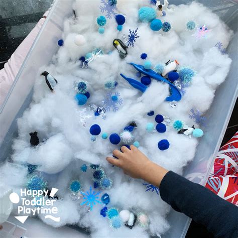 Winter Sensory Bin Idea