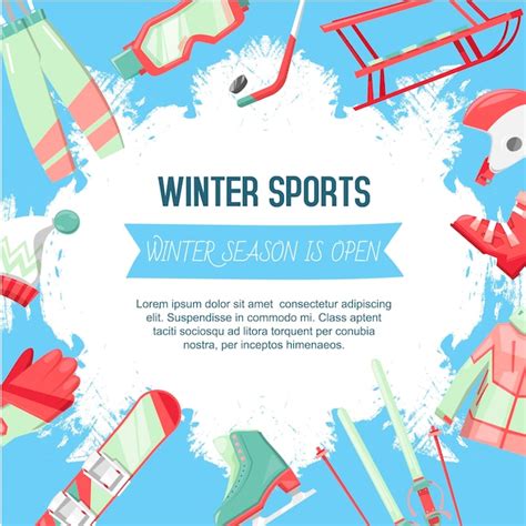 Winter Sports Template