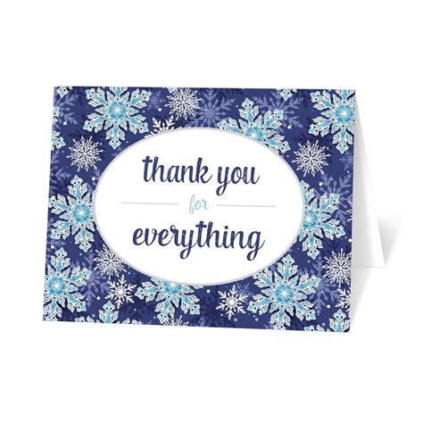 Winter Thank You Printable