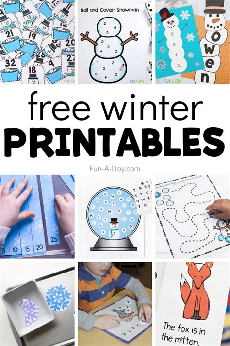 Additional Winter-Themed Printables