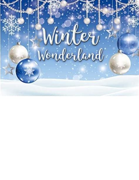 Winter Wonderland Christmas Letter Template