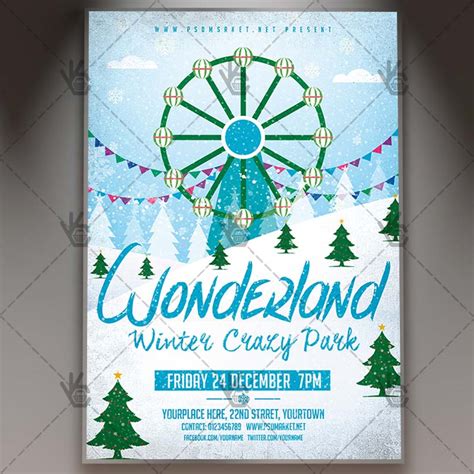 Winter Wonderland Flyer Template