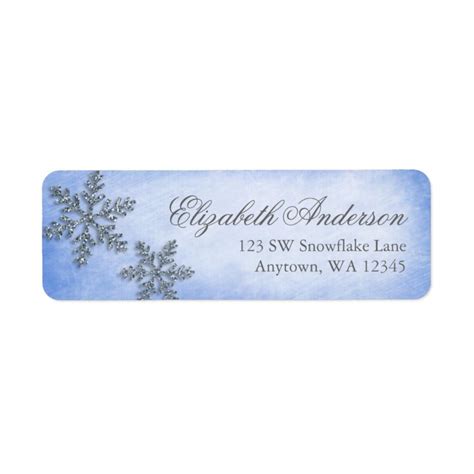 Winter Wonderland Mailing Label