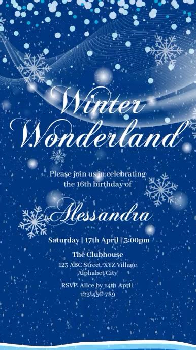 Winter Wonderland Template Inspiration for Email