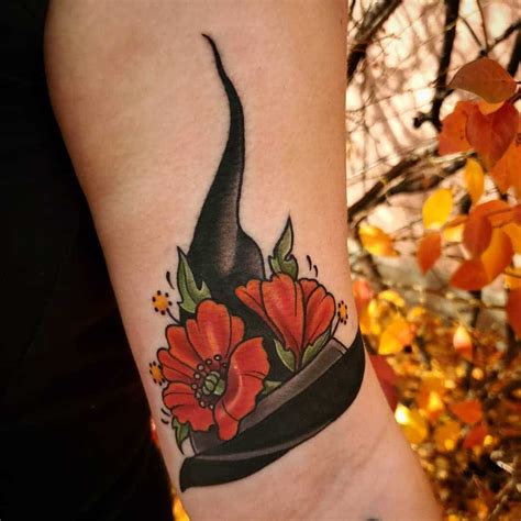 Witch hat temporary tattoos