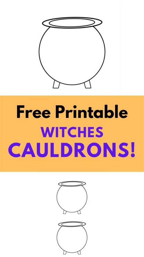 Witches Cauldron Template