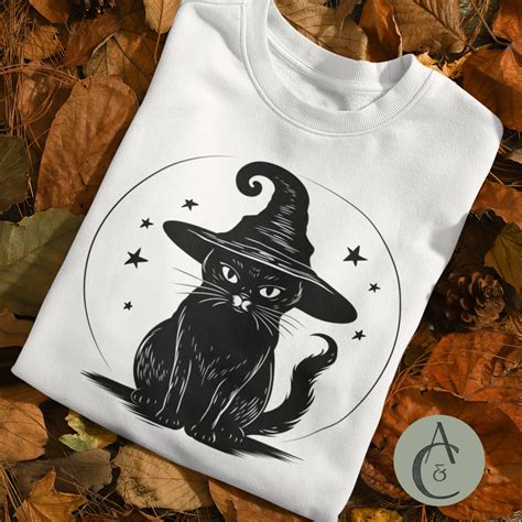 Witch's Familiar Cat Silhouette