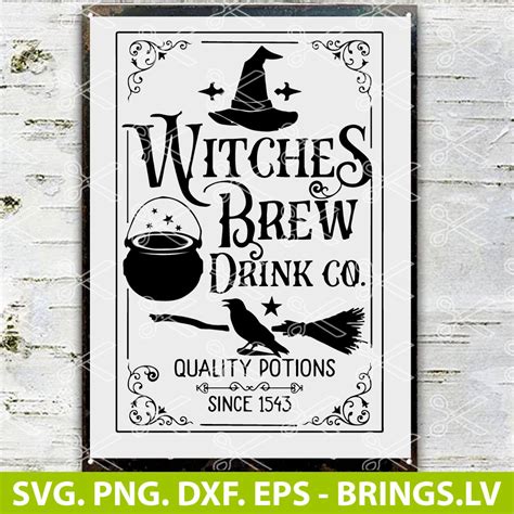 Witch's Brew Templates