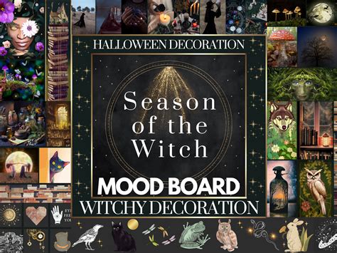 Witchy vision board printables