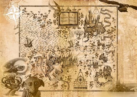 Wizarding World Map Template